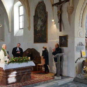 Ökumenischer Gottesdienst mit Pfarrer Johannes Erlbruch und Prof. Helmut Schlacher