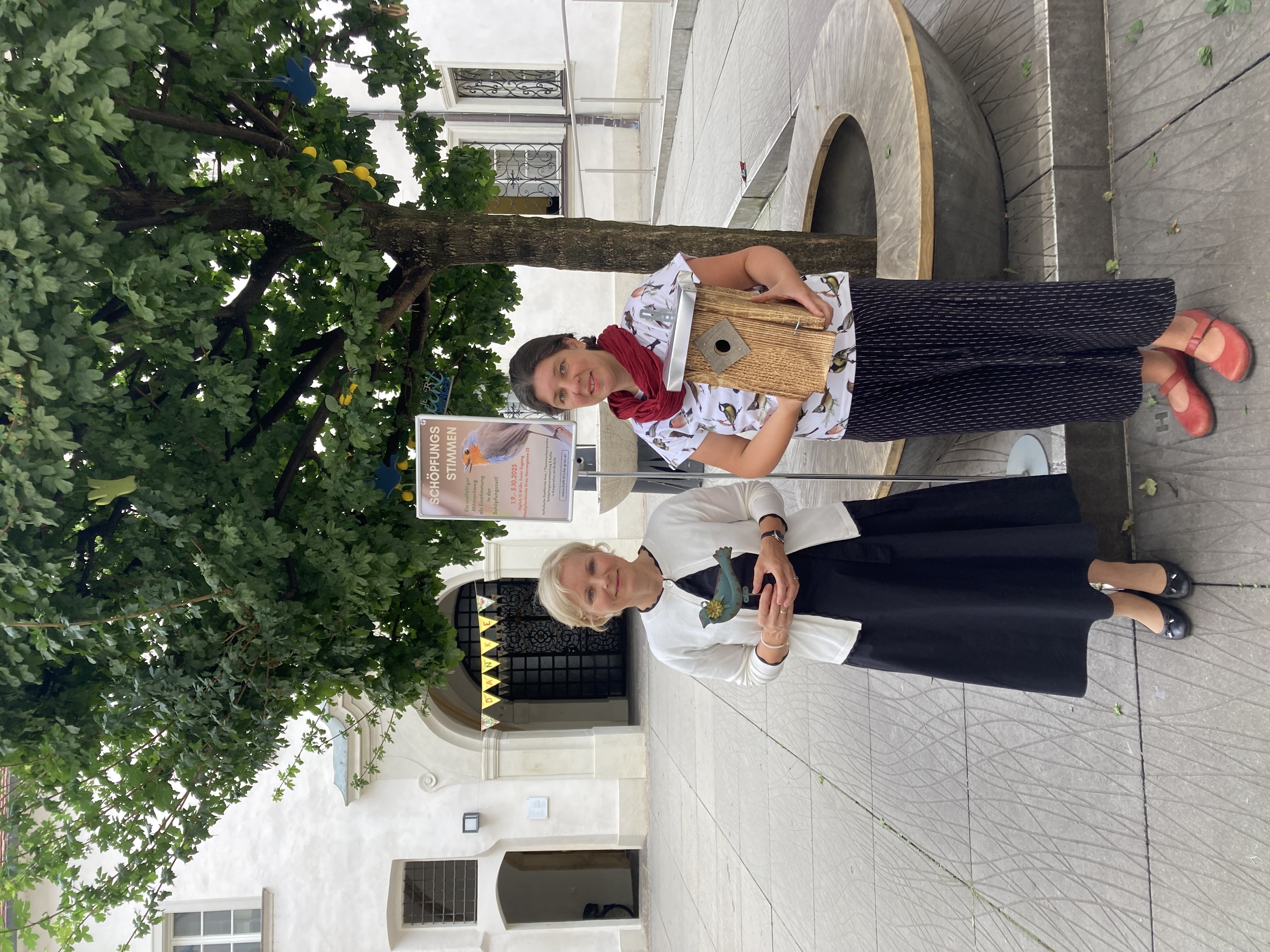 Daniela Felber (re.) und Gertraud Schaller-Pressler (li.)