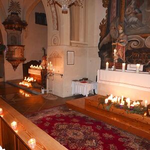 KERZENSCHEIN- RORATE in der St. Margarethen- Kirche Peggau am Samstag, 07. Dezember 2024