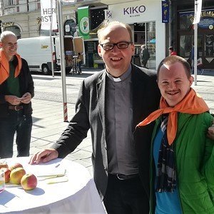 Robert H. Mission mit BV Hermann Glettler in Graz