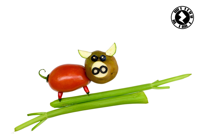 Gemüseschwein / Fleischfasten