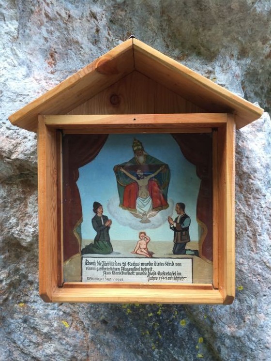 Rochusgrotte Essling / P. Ulrich Diel OSB zwischen Altenmarkt und Großreifling