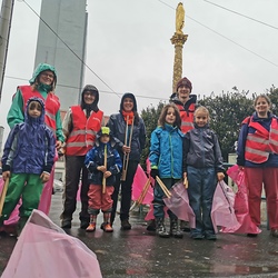 Start bei der Ecce-Homo-Säule am Griesplatz