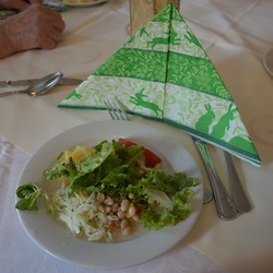 Mittagessen bei den 3 Hasen